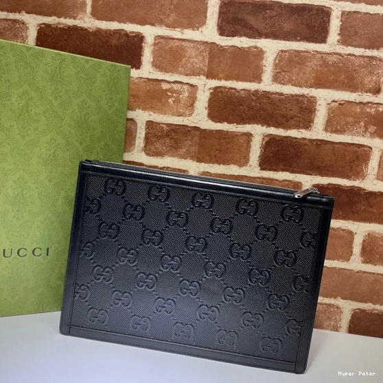Hyper Peter pouch GG embossed GUCCI 0816